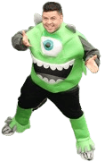 Mr. Cely in a playful green costume